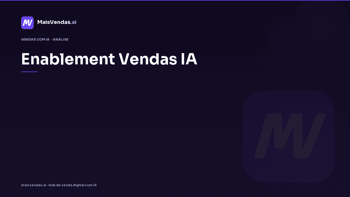 enablement vendas ia: mitos que travam times e o que a pesquisa sustenta