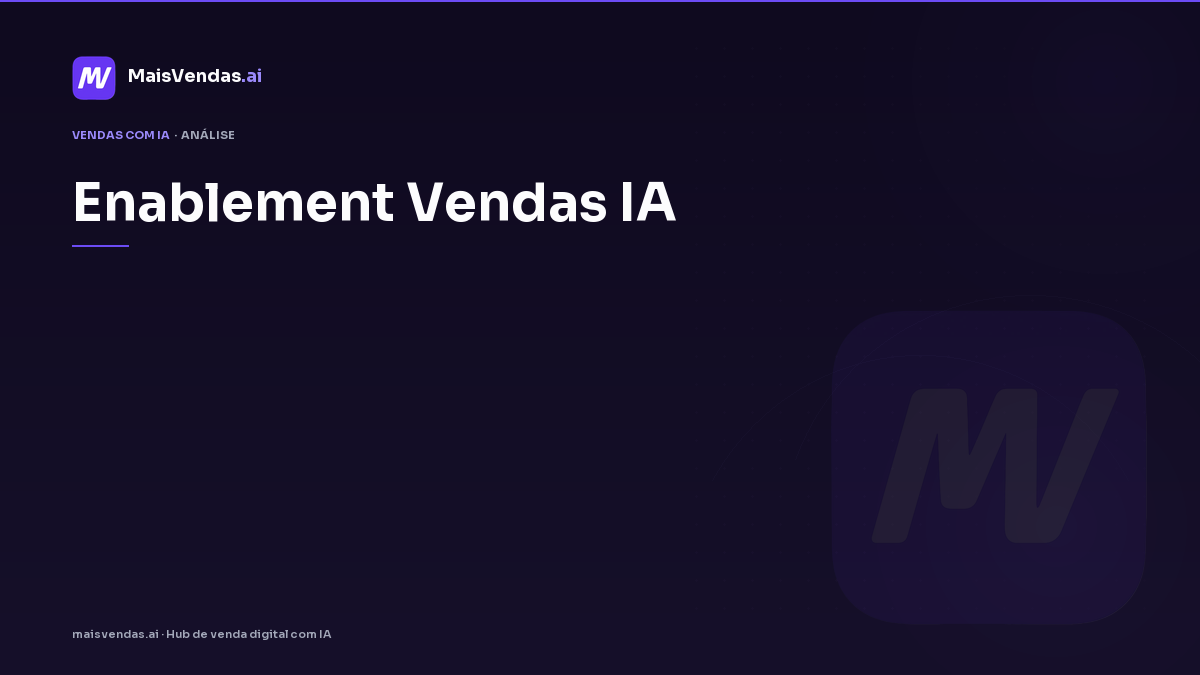 enablement vendas ia: mitos que travam times e o que a pesquisa sustenta