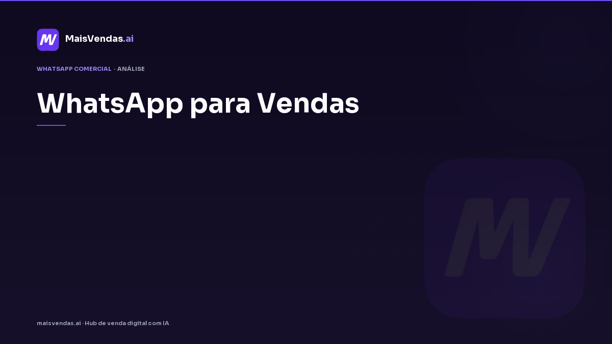 whatsapp para vendas: mitos que travam times e o que a pesquisa sustenta